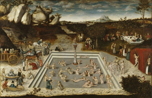 Lucas Cranach - "Der Jungbrunnen" ou "A Fonte da Juventude" (1546)