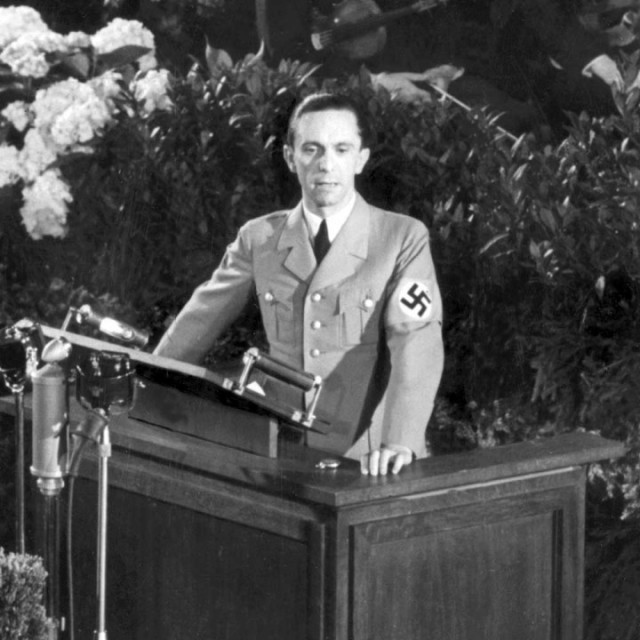 Joseph Goebbels, Ministro da Propaganda do Terceiro Reich (Fonte: Berlin: a divided city)