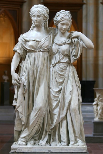 O escultor da Quadriga do Portão de Brandemburgo, Johann Gottfried Schadow, representou a princesa Luise antes de se tornar rainha (Fonte: Wikipedia)