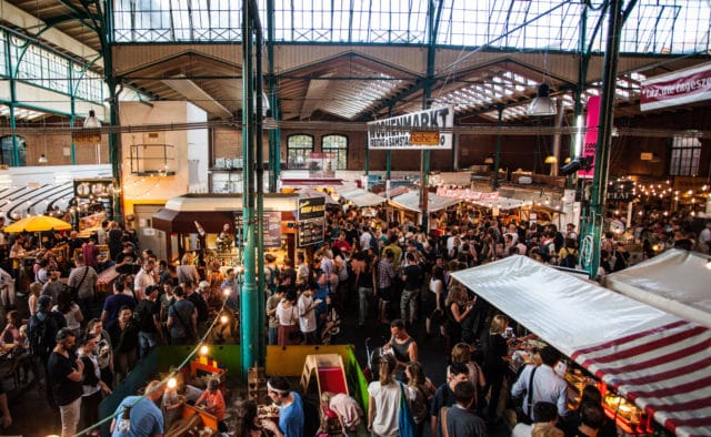 O belo edifício do Markthalle 9 recebe o Street Food Thursday (Fonte: Snap The Cat)